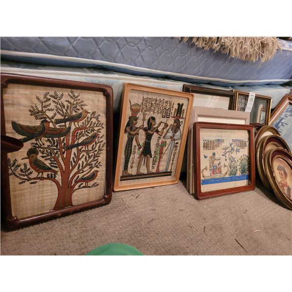 Framed Silk Art from Egypt B