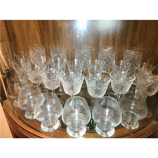 Cut Glass & Crystal Stemware A