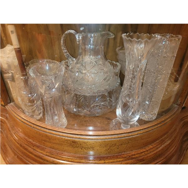 Vintage Cut Glass & Crystal  A