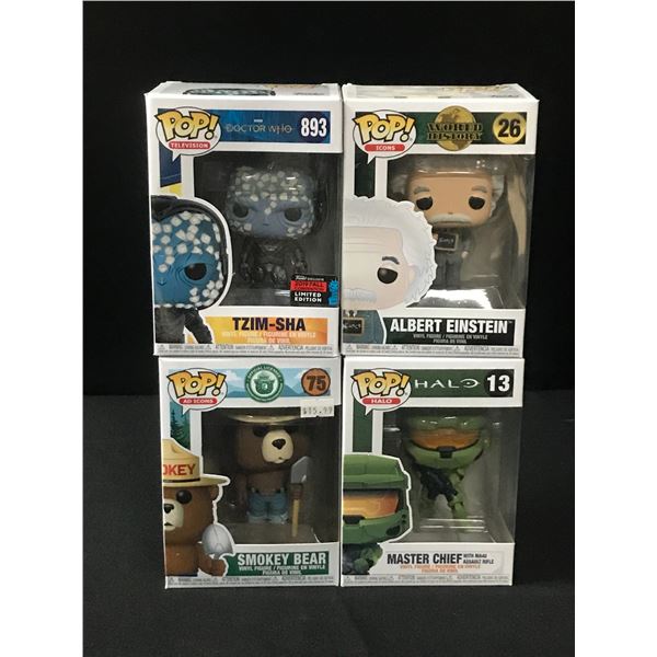 LOT OF 4 FUNKO POPS IN ORIGINAL BOXES