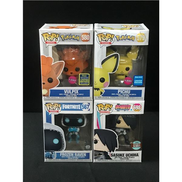 LOT OF 4 FUNKO POPS IN ORIGINAL BOXES