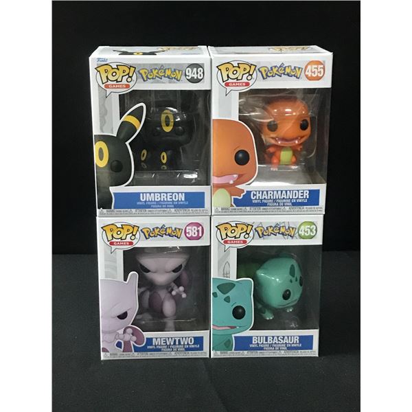LOT OF 4 POKEMON FUNKO POPS IN ORIGINAL BOXES