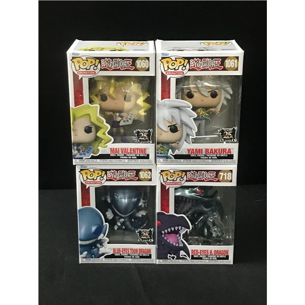 LOT OF 4 YU-GI-OH! FUNKO POPS IN ORIGINAL BOXES