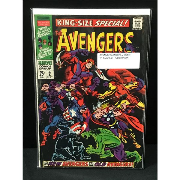 THE AVENGERS ANNUAL #2 (1968) 1ST SCARLETT CENTURION - MARVEL COMICS