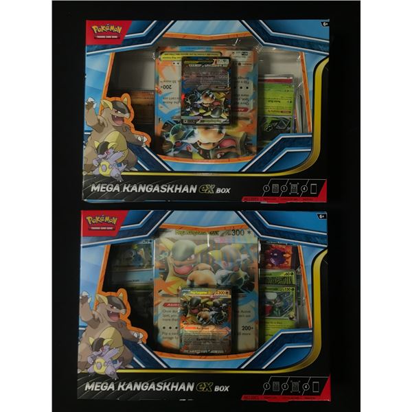 LOT OF 2 POKEMON TCG MEGA KANGASKHAN EX BOXES
