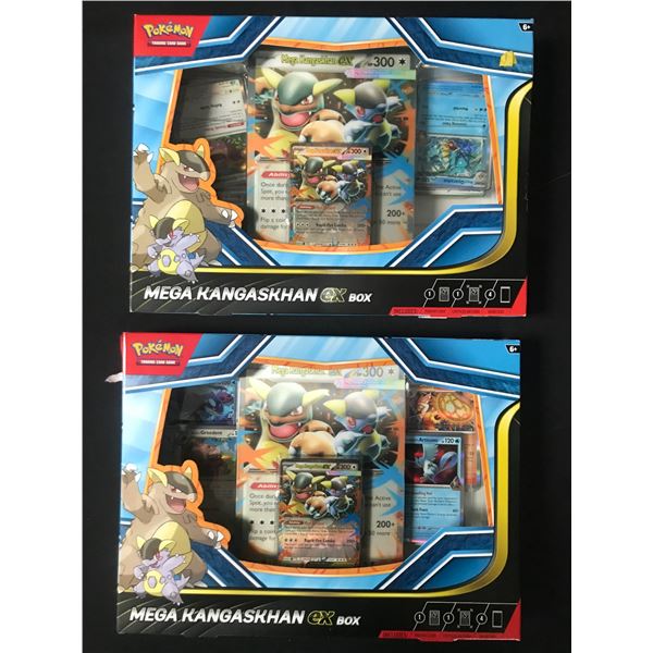 LOT OF 2 POKEMON TCG MEGA KANGASKHAN EX BOXES