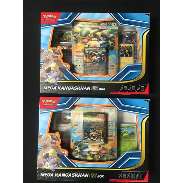 LOT OF 2 POKEMON TCG MEGA KANGASKHAN EX BOXES