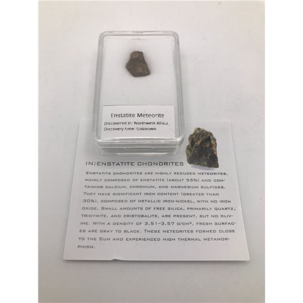 ENSTATITE METEORITE CHONDRITES NORTHERN AFRICA IN CASE