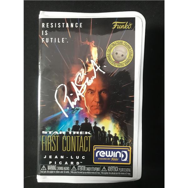PATRICK STEWART SIGNED Star Trek REWIND FUNKO POP - KB COA