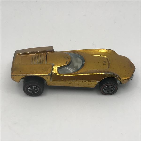 1968/69 HOT WHEELS REDLINE TURBO DIECAST CAR IN GOLD
