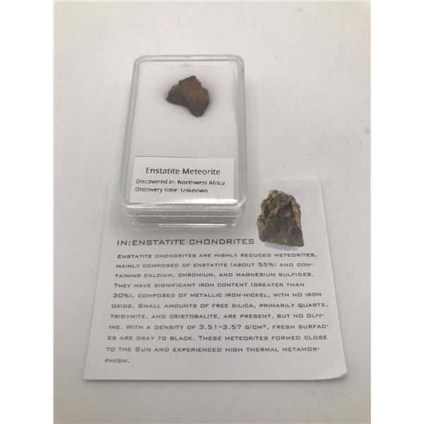 ENSTATITE METEORITE CHONDRITES NORTHERN AFRICA IN CASE