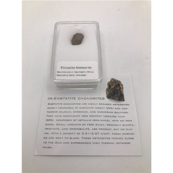 ENSTATITE METEORITE CHONDRITES NORTHERN AFRICA IN CASE