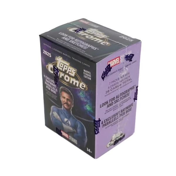 2025 TOPPS CHROME MARVEL STUDIOS EDITION SEALED BOX