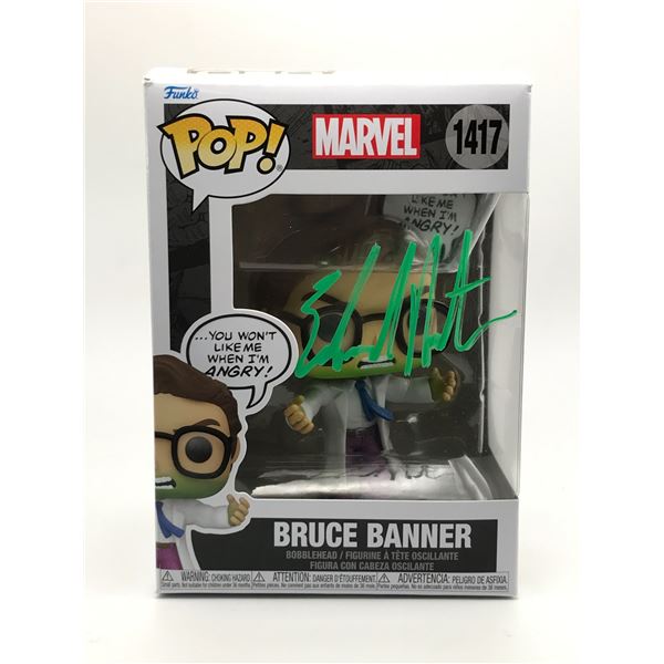 EDWARD NORTON SIGNED BRUCE BANNER FUNKO POP - KB COA