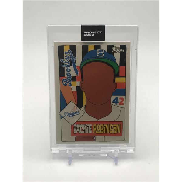 TOPPS PROJECT 2020 JACKIE ROBINSON TRADING CARD
