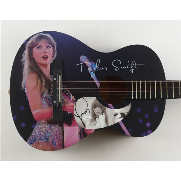 TAYLOR SWIFT SIGNED ACOUSTIC GUITAR - JSA COA