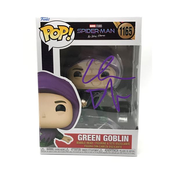 WILLEM DAFOR SIGNED GREEN GOBLIN FUNKO POP - KB COA