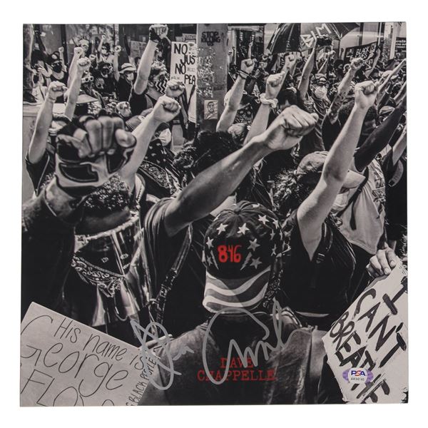 DAVE CHAPPELLE SIGNED RECORD PSA COA