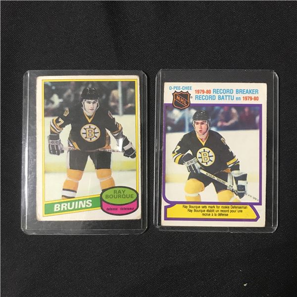 RAY BOURQUE ROOKIE CARD LOT O PEE CHEE