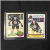 Image 1 : RAY BOURQUE ROOKIE CARD LOT O PEE CHEE