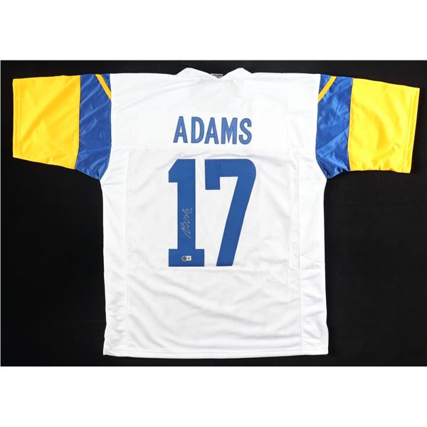 DAVANTE ADAMS SIGNED L.A RAMS JERSEY - BECKETT COA