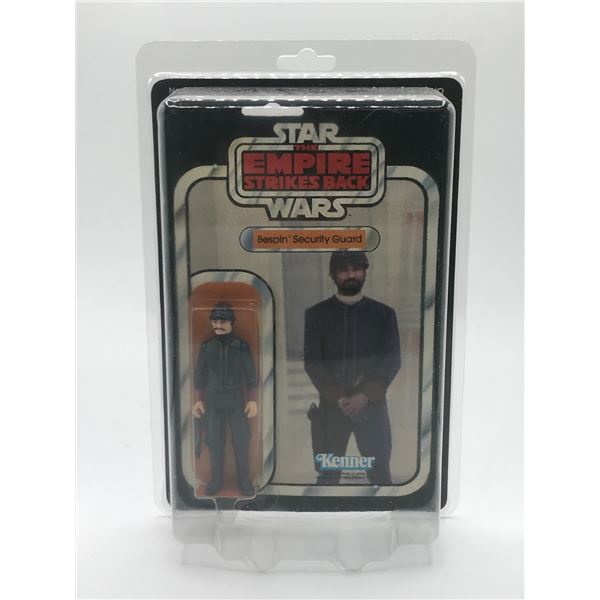 VINTAGE 31 BACK STAR WARS EMPIRE STRIKES BACK BESIN SECURITY GUARD ACTION FIGURE ON CARD