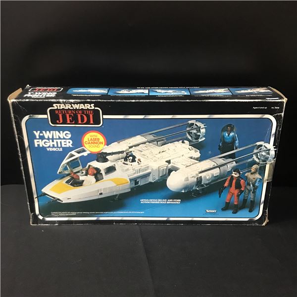 VINTAGE COMPLETE UNUSED KENNER Star Wars RETURN OF THE JEDI Y-WING FIGHTER VEHICLE IN ORIGINAL BOX