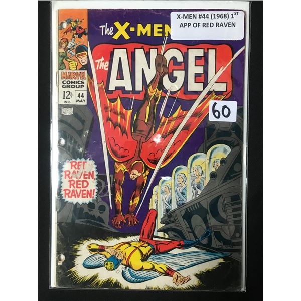 X-MEN #44 (1968) 1ST APPEARANCE OF RED RAVEN - MARVEL COMICS