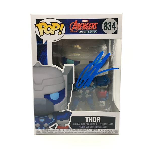 CHRIS HEMSWORTH SIGNED THOR FUNKO POP - KB COA