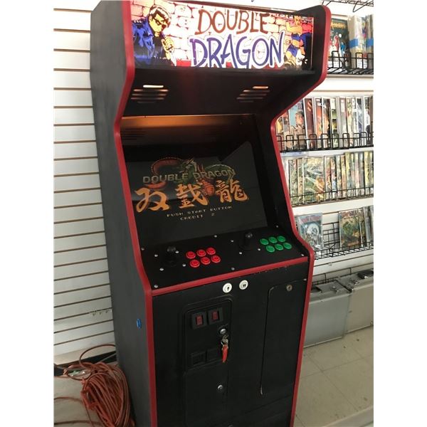VINTAGE UPRIGHT DOUBLE DRAGON ARCADE RETOFITTED TO 3000 GAMES (EXCELLENT CONDITION)