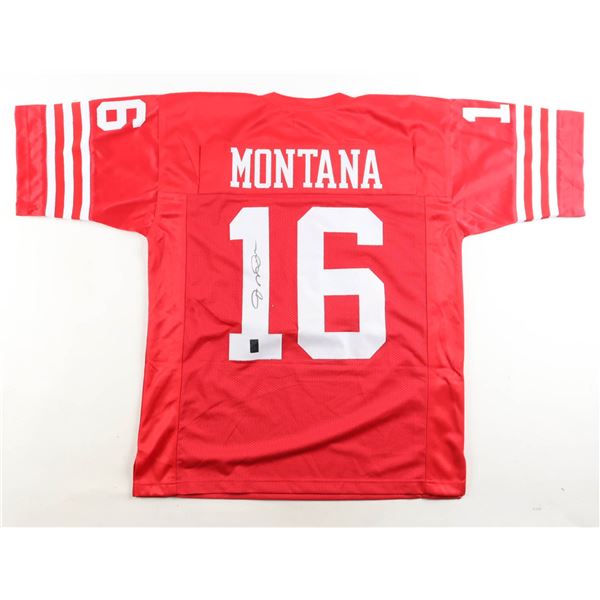 JOE MONTANA SIGNED SAN FRANCISCO 49ERS JERSEY MONTANA COA