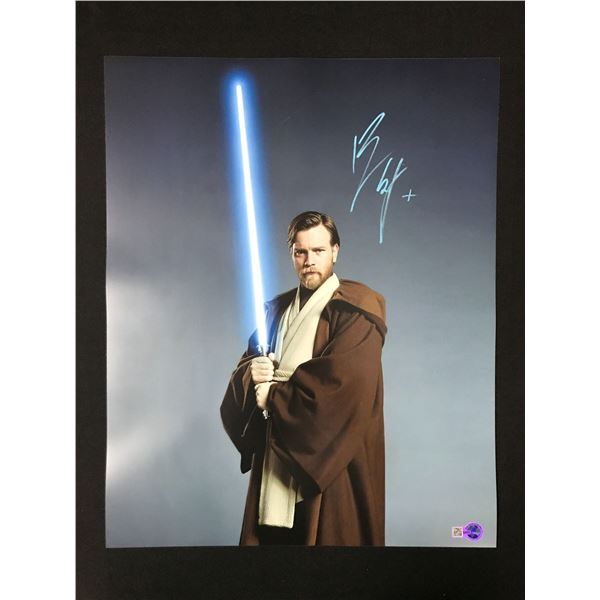 EWAN MCGREGOR SIGNED OBI-WAN KENOBI Star Wars 8X10 - WWOC COA
