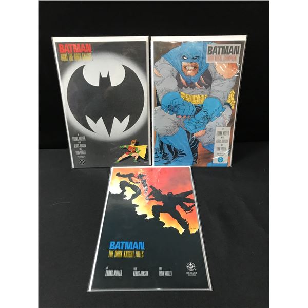 LOT OF 3 KEY ISSUE BATMAN DARK KNIGHT COMICS - DC COMICS
