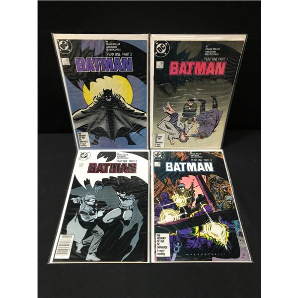 BATMAN YEAR ONE ISSUES #1-4 - DC COMICS