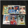 Image 1 : LOT OF 7 BASEBALL TRADING CARDS