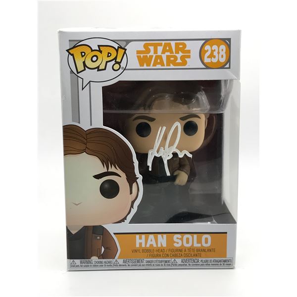 HARRISON FORD SIGNED HAN SOLO FUNKO POP - KB COA