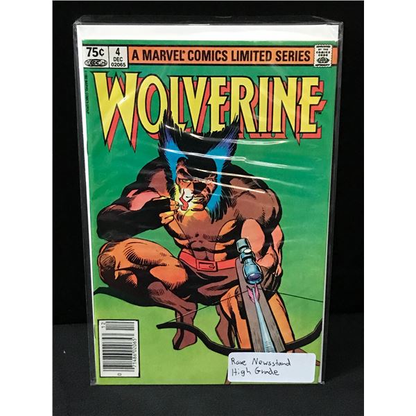 WOLVERINE #4 RARE NEWSSTAND EDITION - MARVEL COMICS