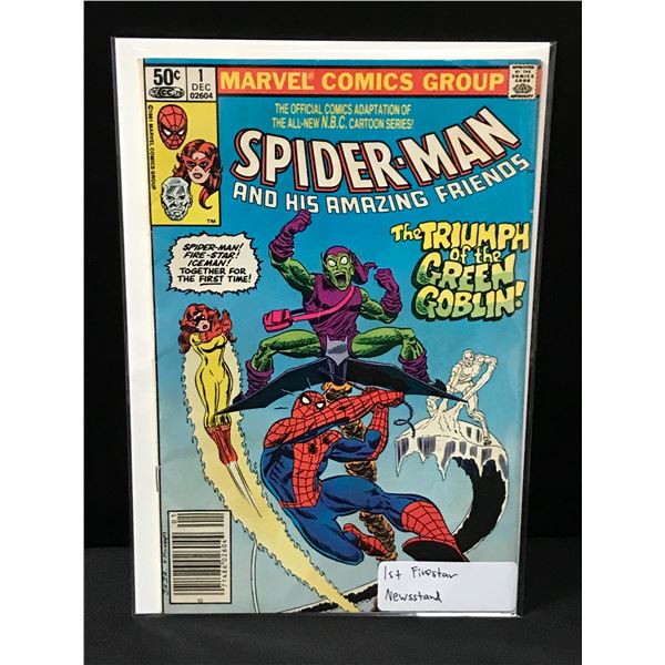 SPIDERMAN AND HIS AMAZING FRIENDS #1 1ST APPEARANCE FIRESTAR - MARVEL COMICS