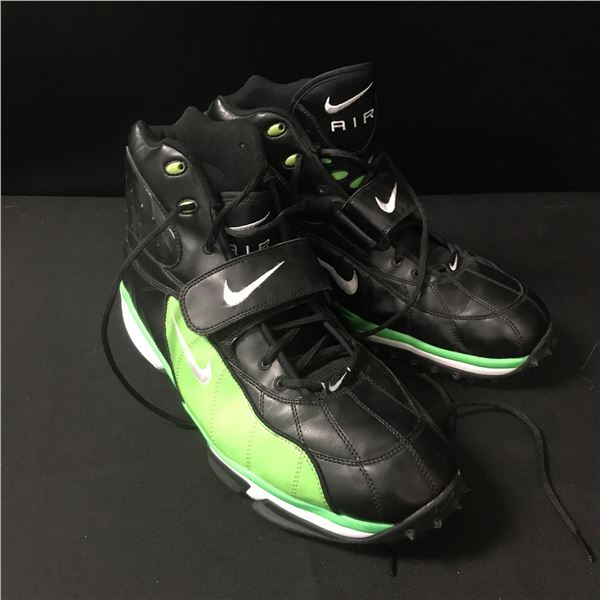 RUSSEL OKUNG GAME WORN SEATTLE SEAHAWKS CLEATS 2013 (SUPERBOWL WINNING SEASON)