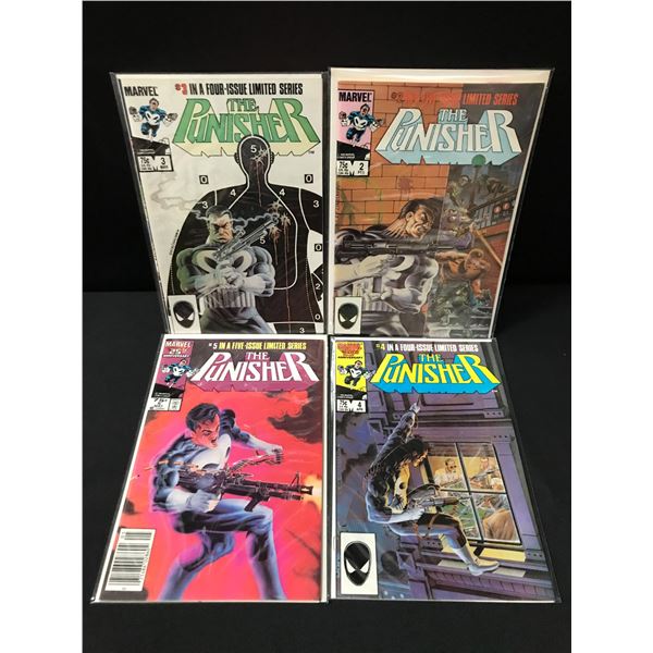 LOT OF 4 PUNISHERS LIMITED SERIES COMICS #1-4 - MARVEL COMICS