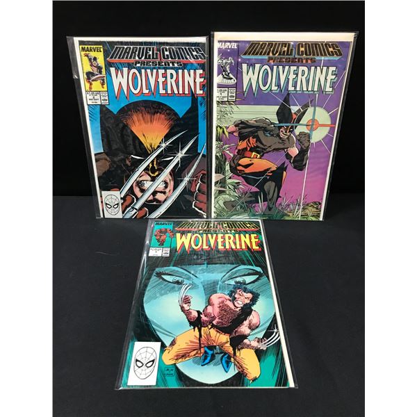 LOT OF 3 MARVEL PRESENTS WOLVERINE COMICS #1-3 - MARVEL COMICS