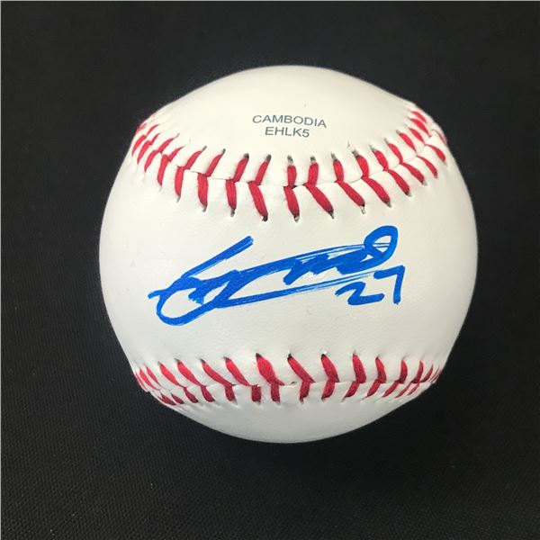 VLADIMIR GUERRERO JR SIGNED BASEBALL (ACE COA)