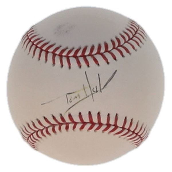TOM HOLLAND SIGNED BASEBALL (JSA COA)