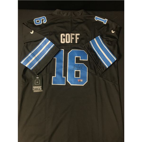JARED GOFF SIGNED DETROIT LIONS JERSEY - ACE COA