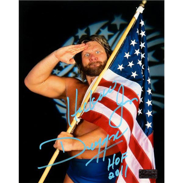 HACKSAW JIM DUGGAN SIGNED 8X10 - WITH COA