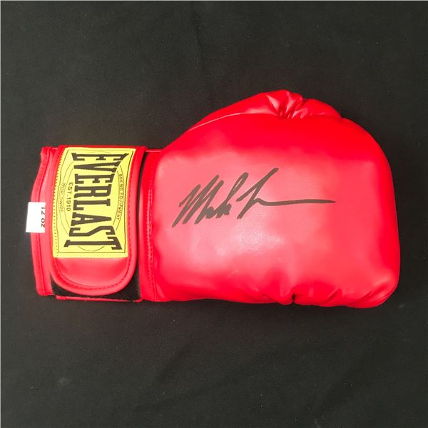 MIKE TYSON SIGNED EVERLAST BOXING GLOVE - WWOC COA