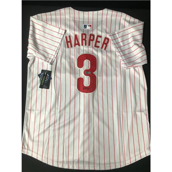 BRYCE HARPER SIGNED PHILADELPHIA PHILLIES JERSEY - ACE COA