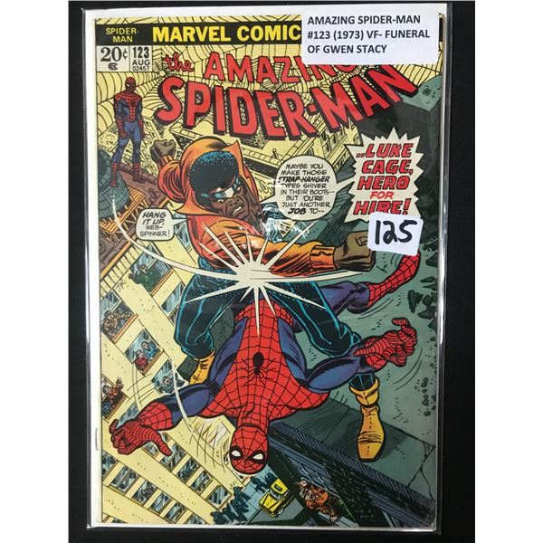 AMAZING SPIDERMAN #123 (1973) FUNERAL OF GWEN STACY - MARVEL COMICS
