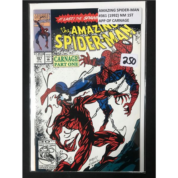 AMAZING SPIDERMAN #361 (1992) 1ST APPEARANCE OF CARNAGE - MARVEL COMICS