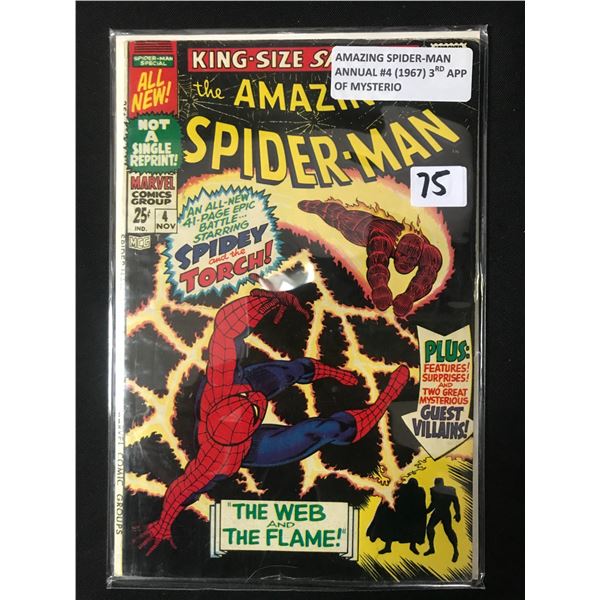 AMAZING SPIDERMAN ANNUAL #4 (1967) 3RD APPEARANCE OF MYSTERIO - MARVEL COMICS